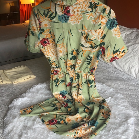 🔴SOLD🔴NWOT SHEIN Mint Green Collared Dress - Picture 6 of 9